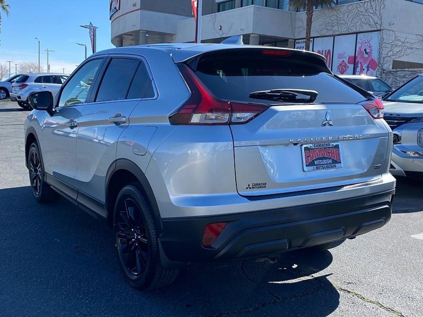 2024 SILVER Mitsubishi Eclipse Cross (JA4ATVAA6RZ) with an 4-Cyl Turbo 1.5 Liter engine, Automatic CVT transmission, located at 412 Auto Vista Drive, Palmdale, 93551, (661) 945-0620, 34.592636, -118.136681 - Photo#4