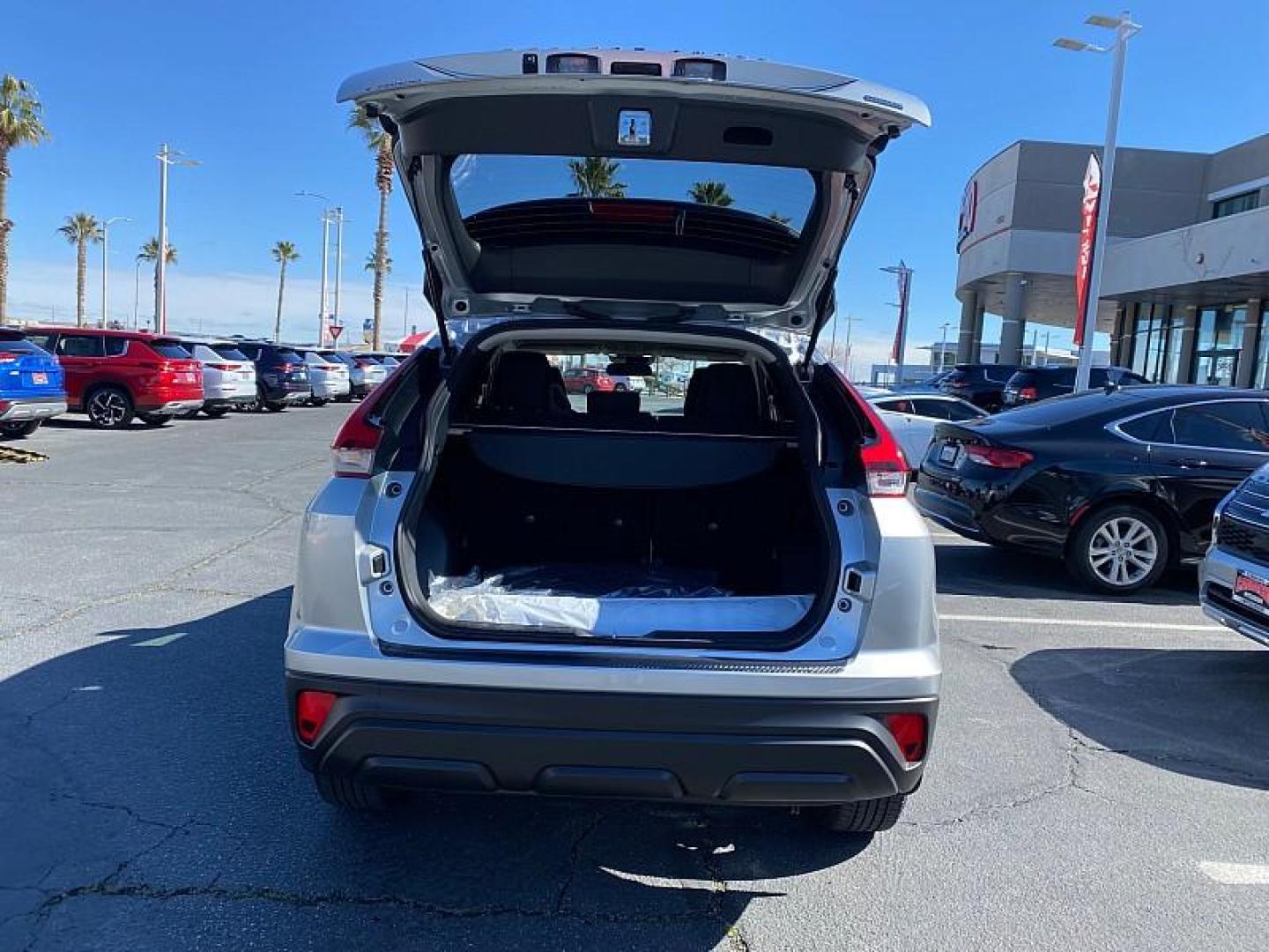 2024 SILVER Mitsubishi Eclipse Cross (JA4ATVAA6RZ) with an 4-Cyl Turbo 1.5 Liter engine, Automatic CVT transmission, located at 412 Auto Vista Drive, Palmdale, 93551, (661) 945-0620, 34.592636, -118.136681 - Photo#14