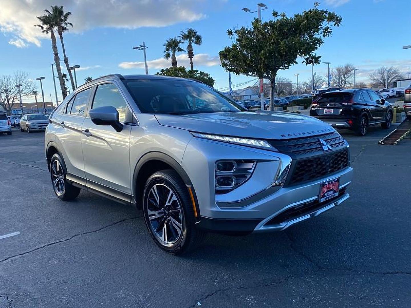 2024 SILVER Mitsubishi Eclipse Cross (JA4ATWAA0RZ) with an 4-Cyl Turbo 1.5 Liter engine, Automatic CVT transmission, located at 412 Auto Vista Drive, Palmdale, 93551, (661) 945-0620, 34.592636, -118.136681 - Photo#0