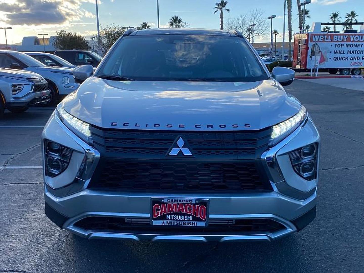 2024 SILVER Mitsubishi Eclipse Cross (JA4ATWAA0RZ) with an 4-Cyl Turbo 1.5 Liter engine, Automatic CVT transmission, located at 412 Auto Vista Drive, Palmdale, 93551, (661) 945-0620, 34.592636, -118.136681 - Photo#1