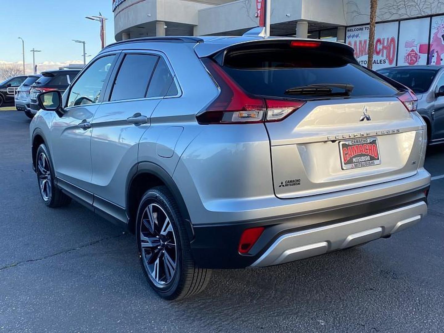 2024 SILVER Mitsubishi Eclipse Cross (JA4ATWAA0RZ) with an 4-Cyl Turbo 1.5 Liter engine, Automatic CVT transmission, located at 412 Auto Vista Drive, Palmdale, 93551, (661) 945-0620, 34.592636, -118.136681 - Photo#4
