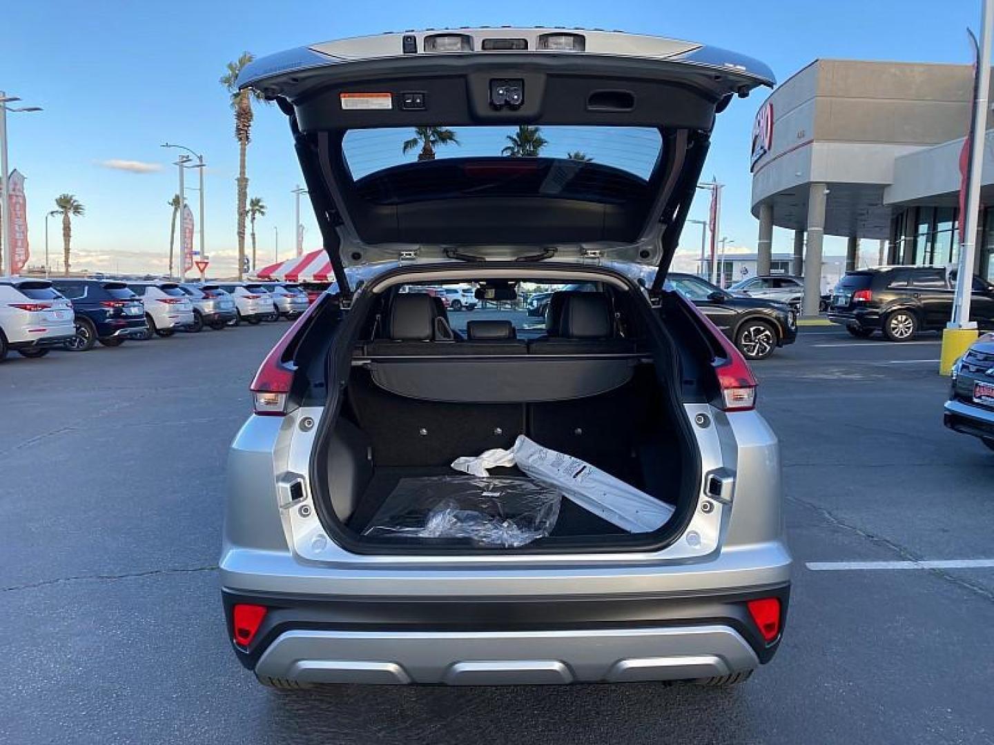 2024 SILVER Mitsubishi Eclipse Cross (JA4ATWAA0RZ) with an 4-Cyl Turbo 1.5 Liter engine, Automatic CVT transmission, located at 412 Auto Vista Drive, Palmdale, 93551, (661) 945-0620, 34.592636, -118.136681 - Photo#14