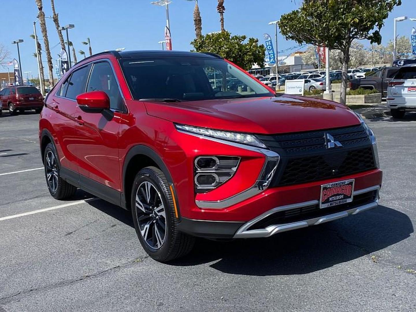 2024 RED Mitsubishi Eclipse Cross (JA4ATWAA8RZ) with an 4-Cyl Turbo 1.5 Liter engine, Automatic CVT transmission, located at 412 Auto Vista Drive, Palmdale, 93551, (661) 945-0620, 34.592636, -118.136681 - Photo#0