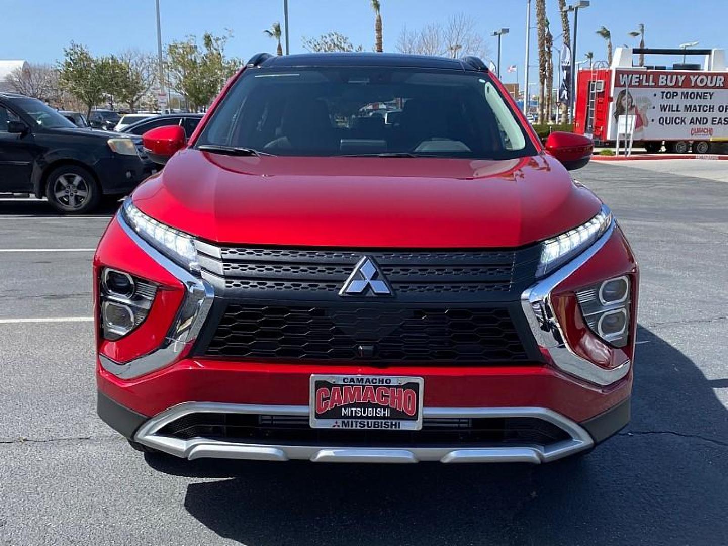 2024 RED Mitsubishi Eclipse Cross (JA4ATWAA8RZ) with an 4-Cyl Turbo 1.5 Liter engine, Automatic CVT transmission, located at 412 Auto Vista Drive, Palmdale, 93551, (661) 945-0620, 34.592636, -118.136681 - Photo#1