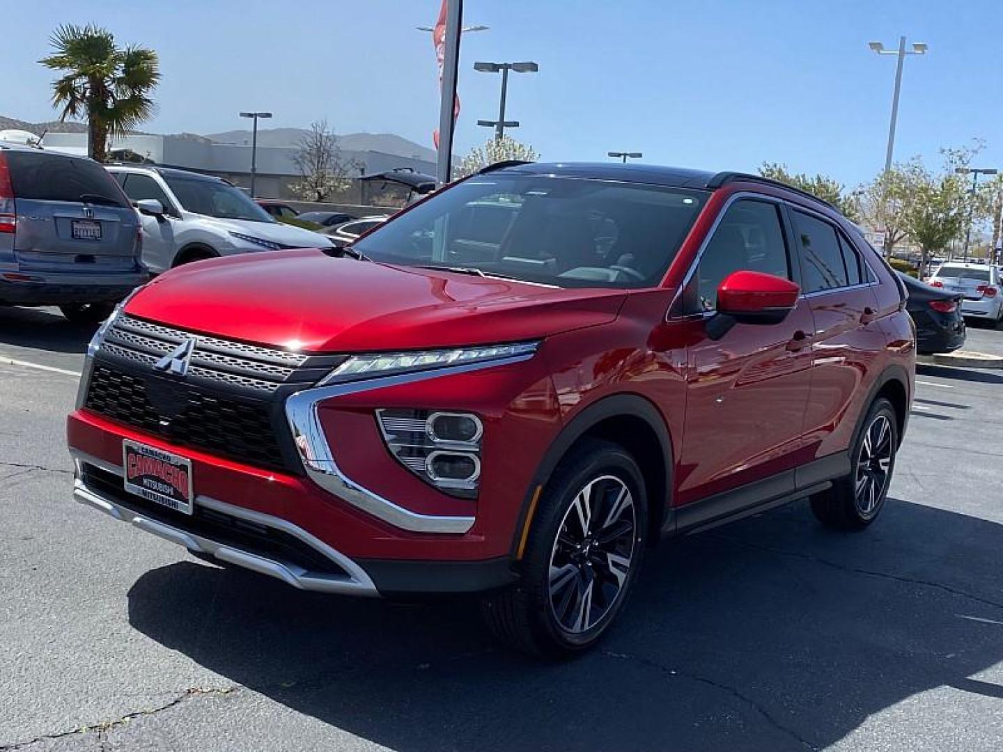 2024 RED Mitsubishi Eclipse Cross (JA4ATWAA8RZ) with an 4-Cyl Turbo 1.5 Liter engine, Automatic CVT transmission, located at 412 Auto Vista Drive, Palmdale, 93551, (661) 945-0620, 34.592636, -118.136681 - Photo#2