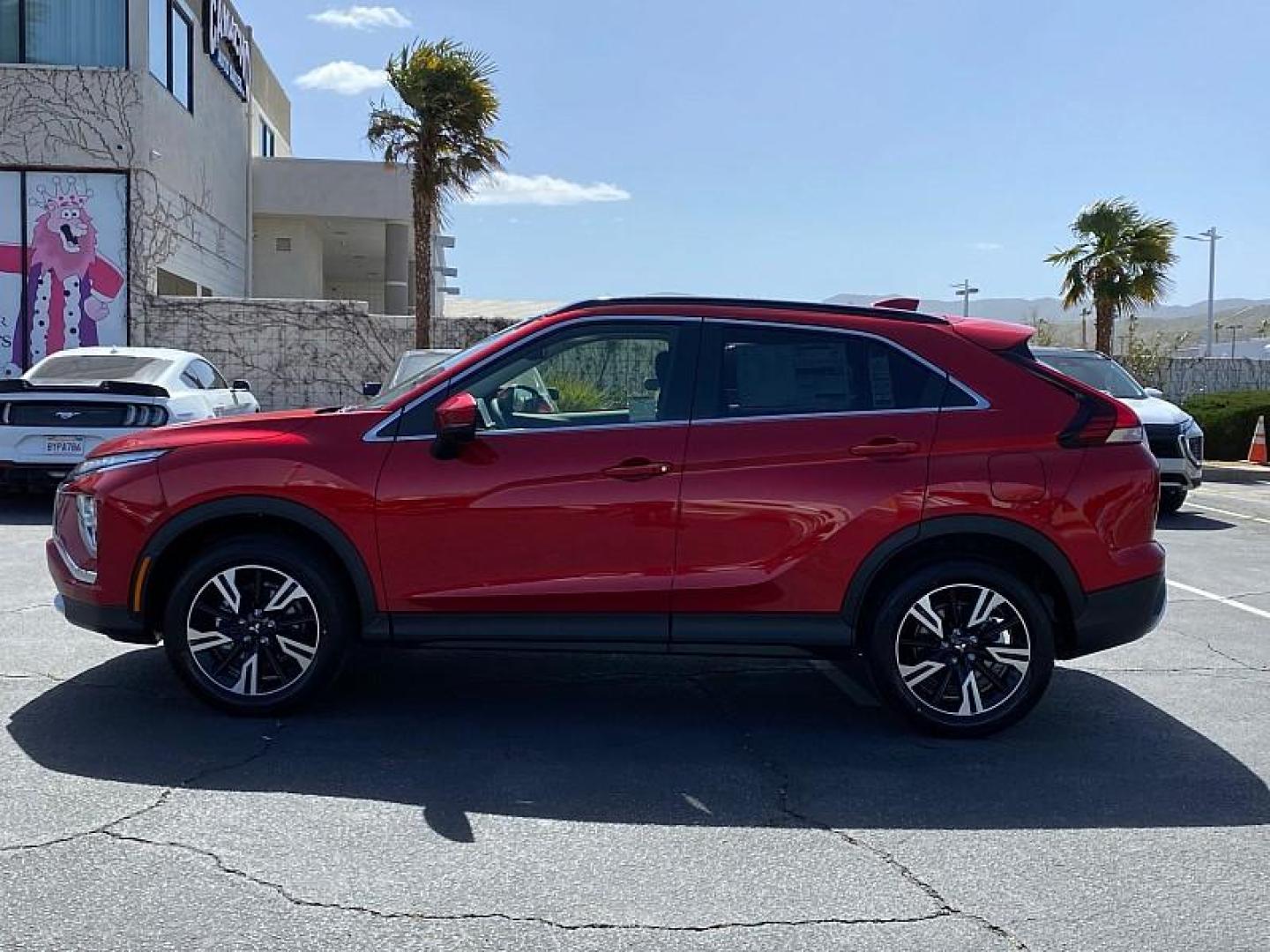 2024 RED Mitsubishi Eclipse Cross (JA4ATWAA8RZ) with an 4-Cyl Turbo 1.5 Liter engine, Automatic CVT transmission, located at 412 Auto Vista Drive, Palmdale, 93551, (661) 945-0620, 34.592636, -118.136681 - Photo#3