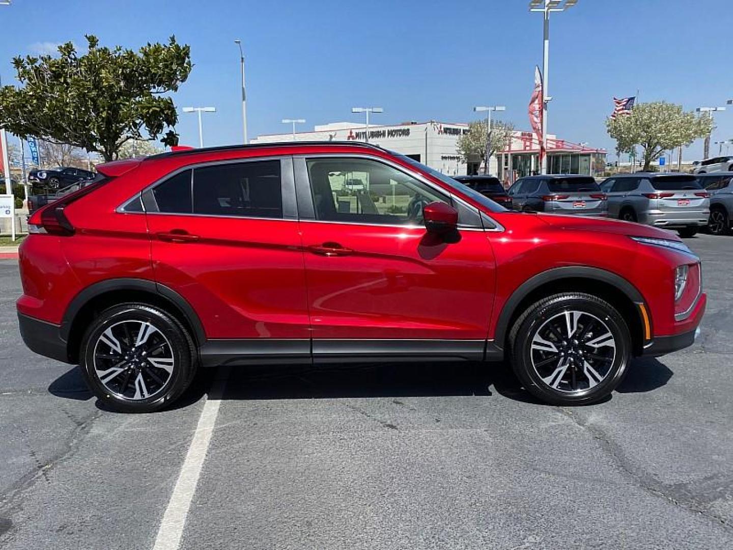 2024 RED Mitsubishi Eclipse Cross (JA4ATWAA8RZ) with an 4-Cyl Turbo 1.5 Liter engine, Automatic CVT transmission, located at 412 Auto Vista Drive, Palmdale, 93551, (661) 945-0620, 34.592636, -118.136681 - Photo#7