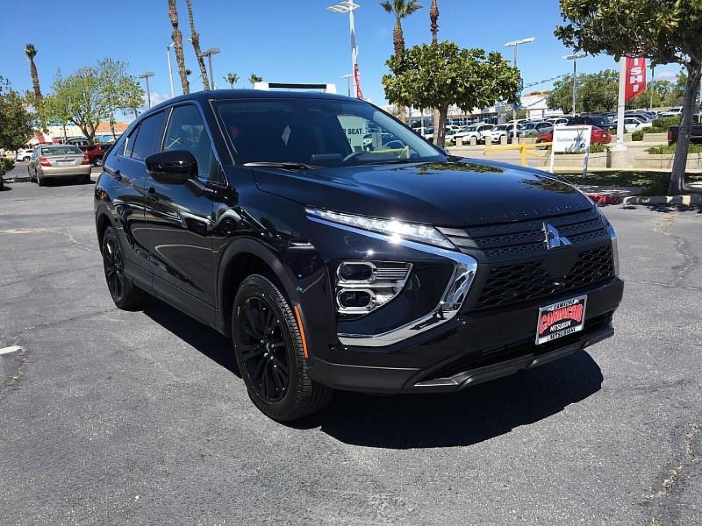 2024 BLACK Mitsubishi Eclipse Cross (JA4ATVAA2RZ) with an 4-Cyl Turbo 1.5 Liter engine, Automatic CVT transmission, located at 412 Auto Vista Drive, Palmdale, 93551, (661) 945-0620, 34.592636, -118.136681 - Photo#0