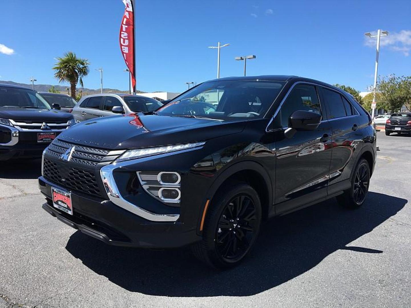 2024 BLACK Mitsubishi Eclipse Cross (JA4ATVAA2RZ) with an 4-Cyl Turbo 1.5 Liter engine, Automatic CVT transmission, located at 412 Auto Vista Drive, Palmdale, 93551, (661) 945-0620, 34.592636, -118.136681 - Photo#1