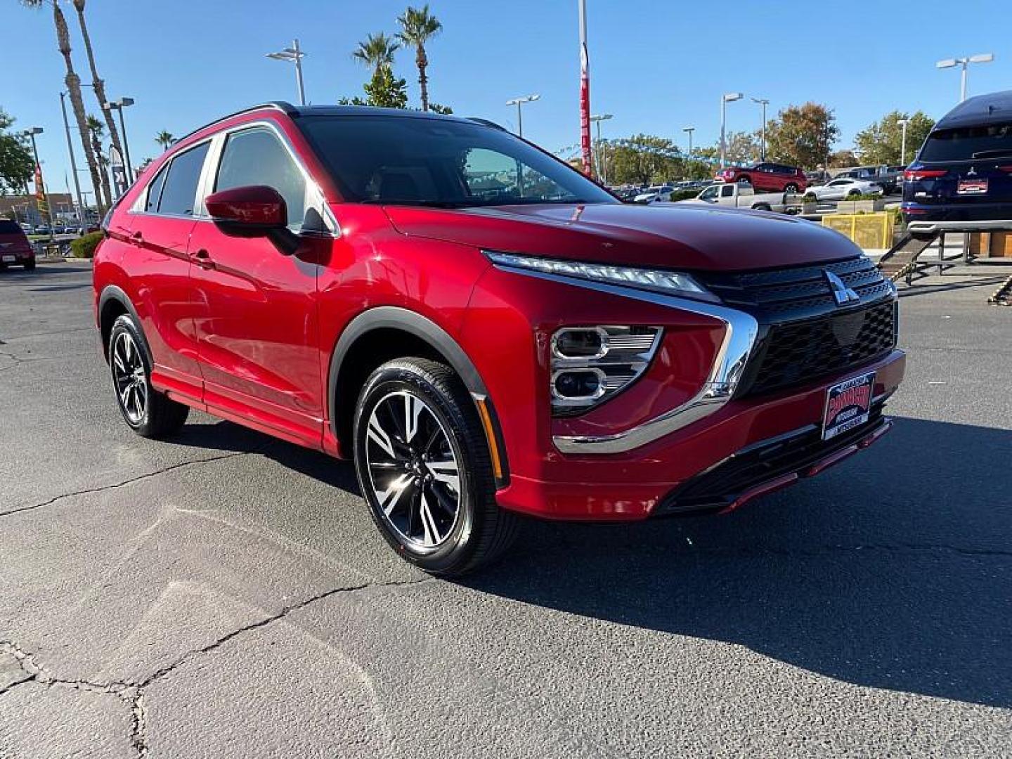 2024 RED Mitsubishi Eclipse Cross (JA4ATWAA8RZ) with an 4-Cyl Turbo 1.5 Liter engine, Automatic CVT transmission, located at 412 Auto Vista Drive, Palmdale, 93551, (661) 945-0620, 34.592636, -118.136681 - Photo#0