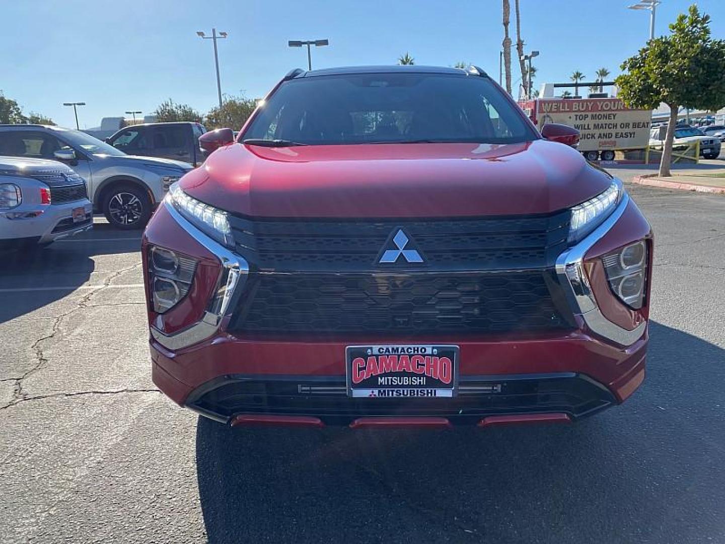 2024 RED Mitsubishi Eclipse Cross (JA4ATWAA8RZ) with an 4-Cyl Turbo 1.5 Liter engine, Automatic CVT transmission, located at 412 Auto Vista Drive, Palmdale, 93551, (661) 945-0620, 34.592636, -118.136681 - Photo#1