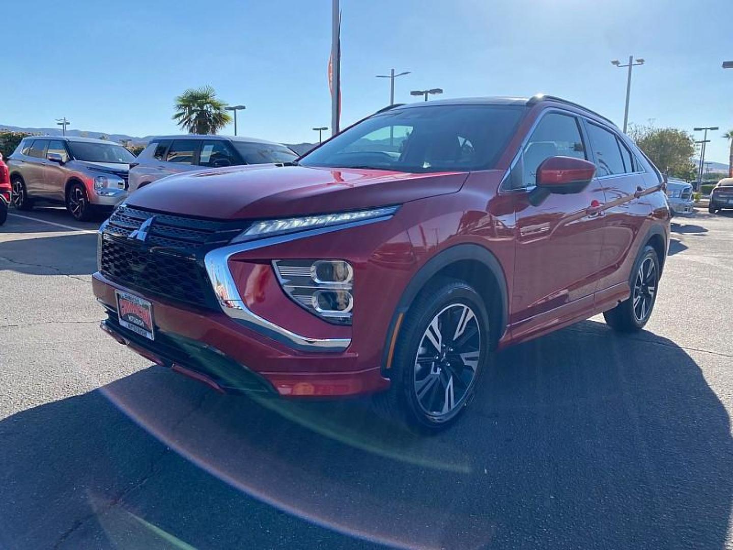 2024 RED Mitsubishi Eclipse Cross (JA4ATWAA8RZ) with an 4-Cyl Turbo 1.5 Liter engine, Automatic CVT transmission, located at 412 Auto Vista Drive, Palmdale, 93551, (661) 945-0620, 34.592636, -118.136681 - Photo#2