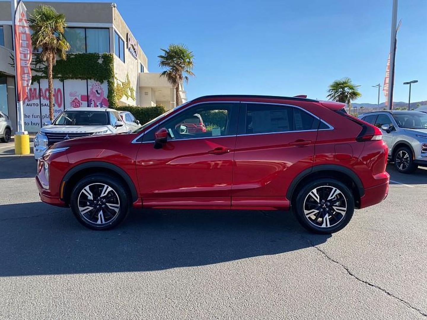 2024 RED Mitsubishi Eclipse Cross (JA4ATWAA8RZ) with an 4-Cyl Turbo 1.5 Liter engine, Automatic CVT transmission, located at 412 Auto Vista Drive, Palmdale, 93551, (661) 945-0620, 34.592636, -118.136681 - Photo#3