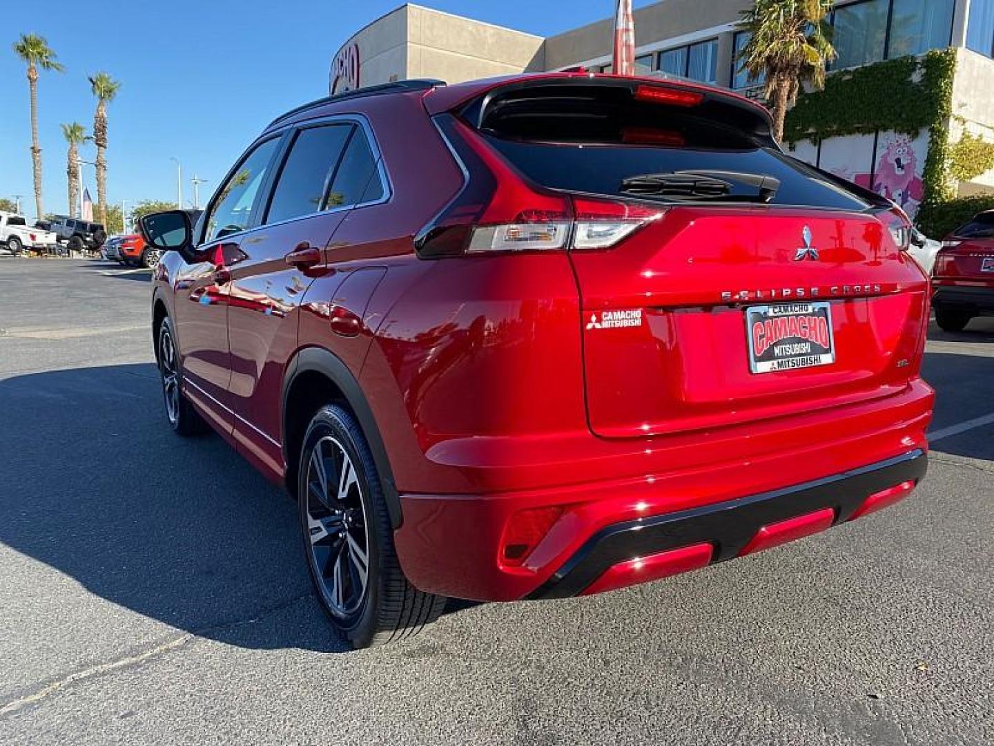 2024 RED Mitsubishi Eclipse Cross (JA4ATWAA8RZ) with an 4-Cyl Turbo 1.5 Liter engine, Automatic CVT transmission, located at 412 Auto Vista Drive, Palmdale, 93551, (661) 945-0620, 34.592636, -118.136681 - Photo#4