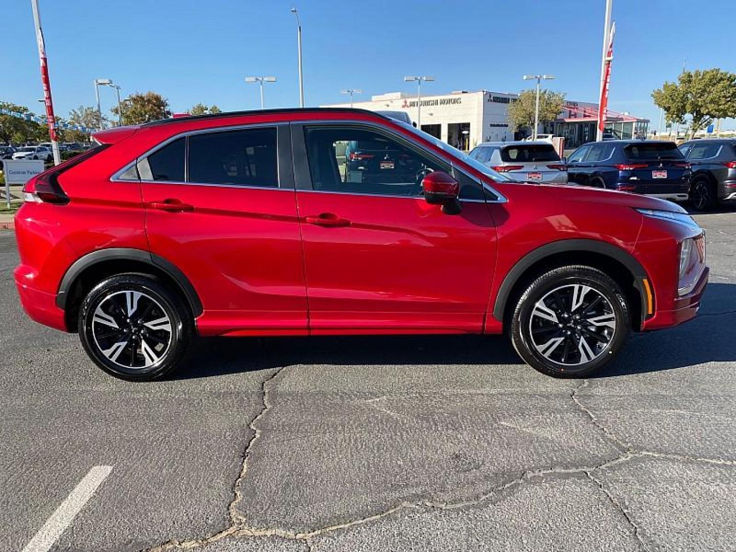 2024 RED Mitsubishi Eclipse Cross (JA4ATWAA8RZ) with an 4-Cyl Turbo 1.5 Liter engine, Automatic CVT transmission, located at 412 Auto Vista Drive, Palmdale, 93551, (661) 945-0620, 34.592636, -118.136681 - Photo#7