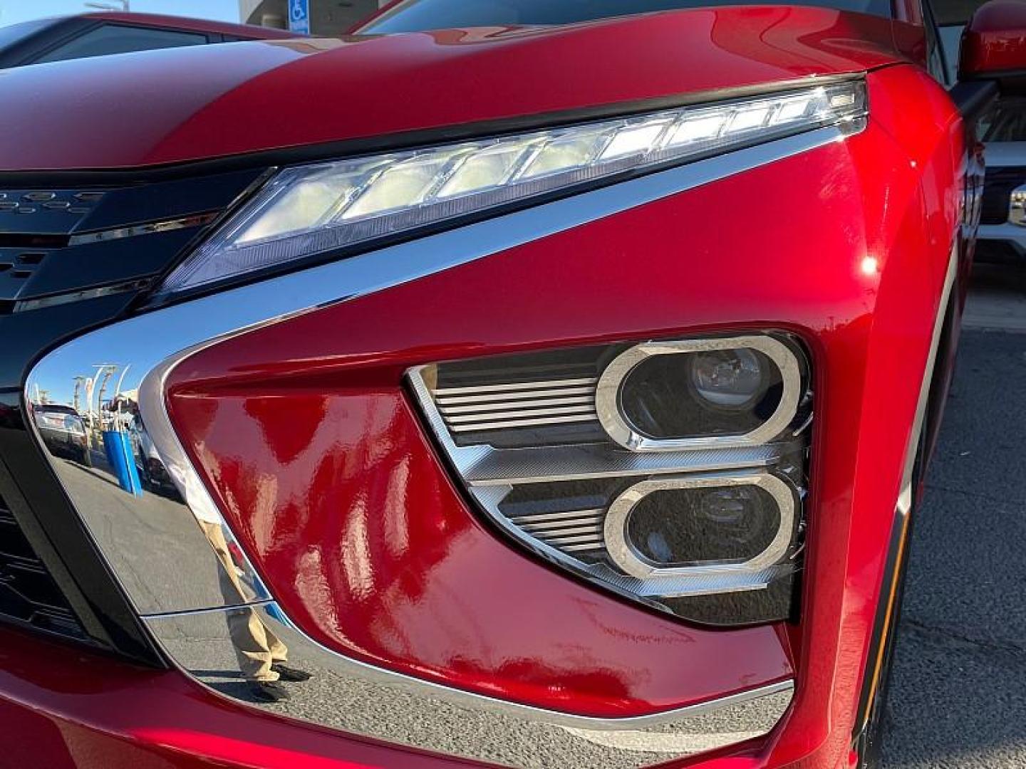 2024 RED Mitsubishi Eclipse Cross (JA4ATWAA8RZ) with an 4-Cyl Turbo 1.5 Liter engine, Automatic CVT transmission, located at 412 Auto Vista Drive, Palmdale, 93551, (661) 945-0620, 34.592636, -118.136681 - Photo#9