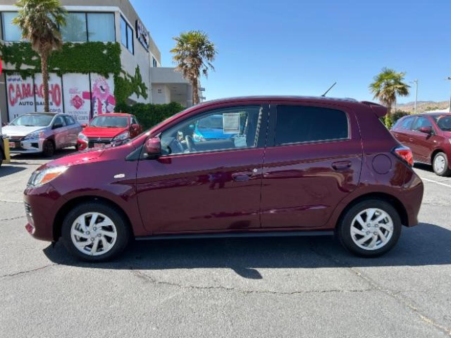 2024 RED Mitsubishi Mirage (ML32AUHJ0RH) with an 3-Cyl 1.2 Liter engine, Automatic CVT transmission, located at 412 Auto Vista Drive, Palmdale, 93551, (661) 945-0620, 34.592636, -118.136681 - Photo#8