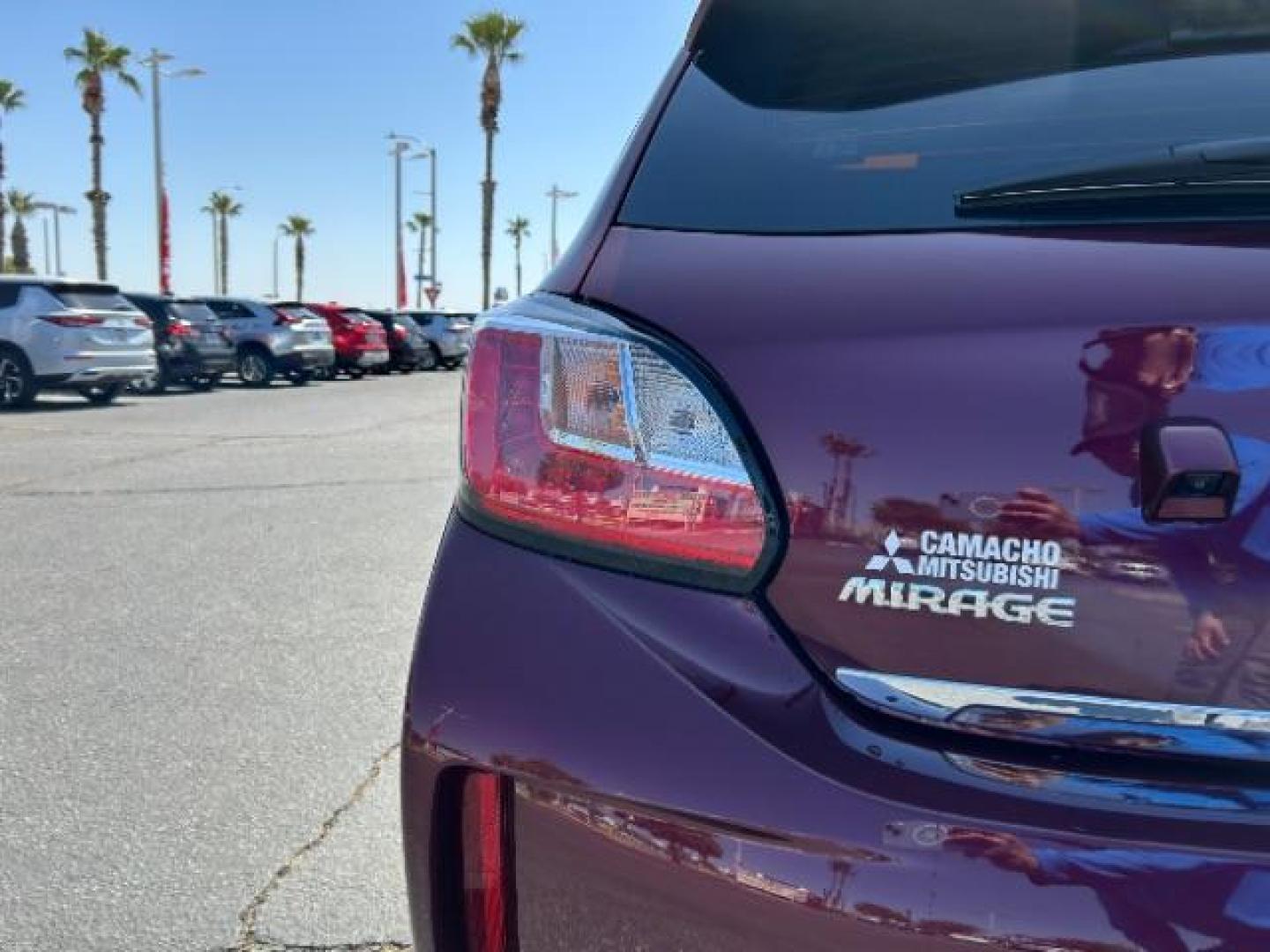 2024 RED Mitsubishi Mirage (ML32AUHJ0RH) with an 3-Cyl 1.2 Liter engine, Automatic CVT transmission, located at 412 Auto Vista Drive, Palmdale, 93551, (661) 945-0620, 34.592636, -118.136681 - Photo#16