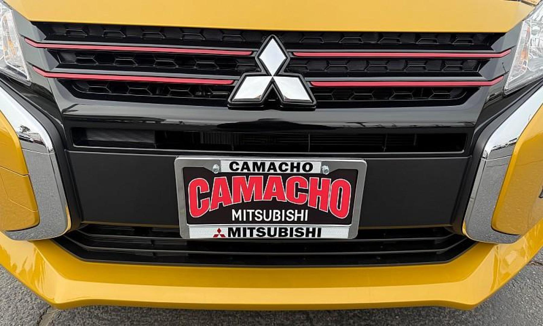 2024 YELLOW Mitsubishi Mirage (ML32AWHJ6RH) with an 3-Cyl 1.2 Liter engine, Automatic CVT transmission, located at 412 Auto Vista Drive, Palmdale, 93551, (661) 945-0620, 34.592636, -118.136681 - Photo#8