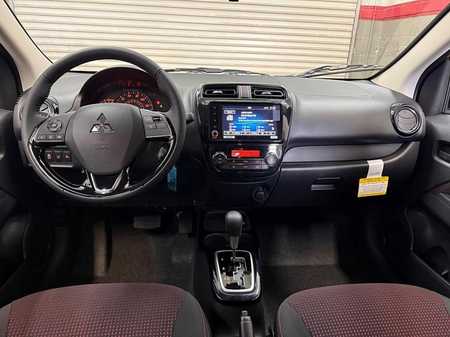 2024 YELLOW Mitsubishi Mirage (ML32AWHJ6RH) with an 3-Cyl 1.2 Liter engine, Automatic CVT transmission, located at 412 Auto Vista Drive, Palmdale, 93551, (661) 945-0620, 34.592636, -118.136681 - Photo#17