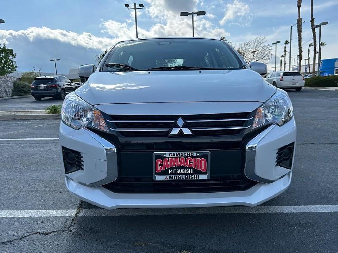2024 BLUE Mitsubishi Mirage (ML32AUHJ8RH) with an 3-Cyl 1.2 Liter engine, Automatic CVT transmission, located at 412 Auto Vista Drive, Palmdale, 93551, (661) 945-0620, 34.592636, -118.136681 - Photo#2