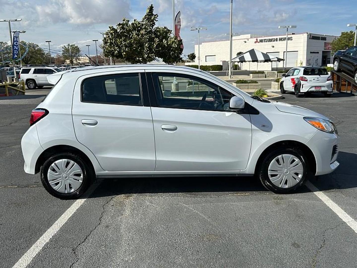 2024 BLUE Mitsubishi Mirage (ML32AUHJ8RH) with an 3-Cyl 1.2 Liter engine, Automatic CVT transmission, located at 412 Auto Vista Drive, Palmdale, 93551, (661) 945-0620, 34.592636, -118.136681 - Photo#5