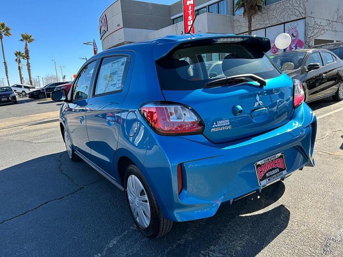 2024 BLUE Mitsubishi Mirage (ML32AUHJ8RH) with an 3-Cyl 1.2 Liter engine, Automatic CVT transmission, located at 412 Auto Vista Drive, Palmdale, 93551, (661) 945-0620, 34.592636, -118.136681 - Photo#6