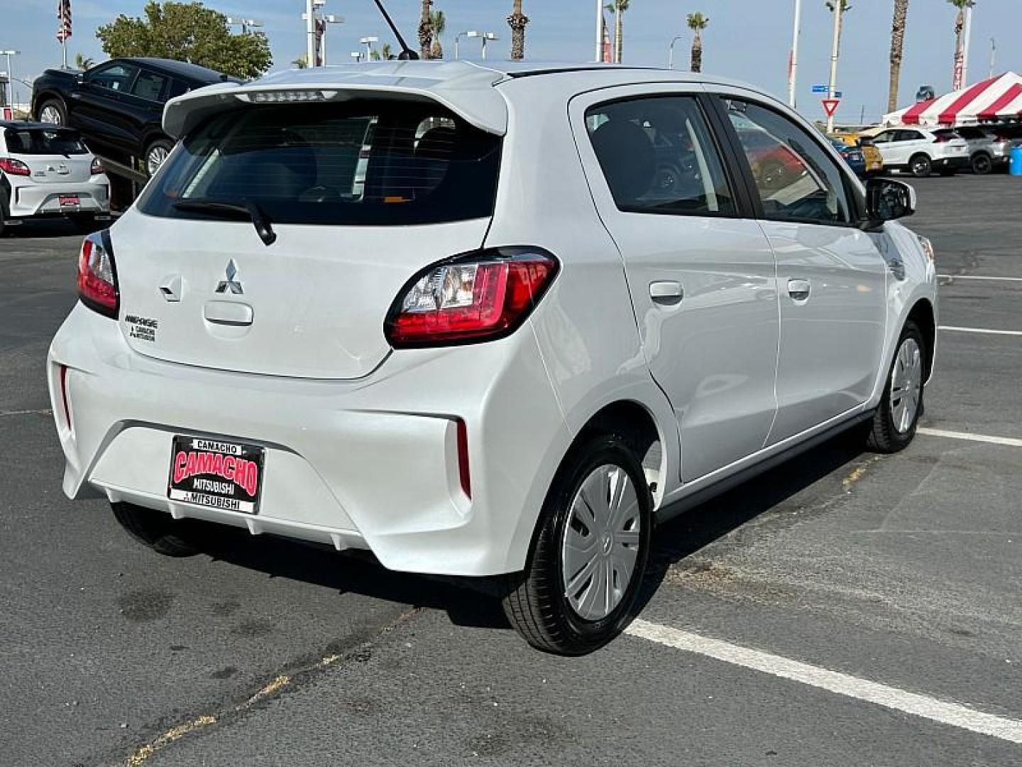 2024 BLUE Mitsubishi Mirage (ML32AUHJ8RH) with an 3-Cyl 1.2 Liter engine, Automatic CVT transmission, located at 412 Auto Vista Drive, Palmdale, 93551, (661) 945-0620, 34.592636, -118.136681 - Photo#7