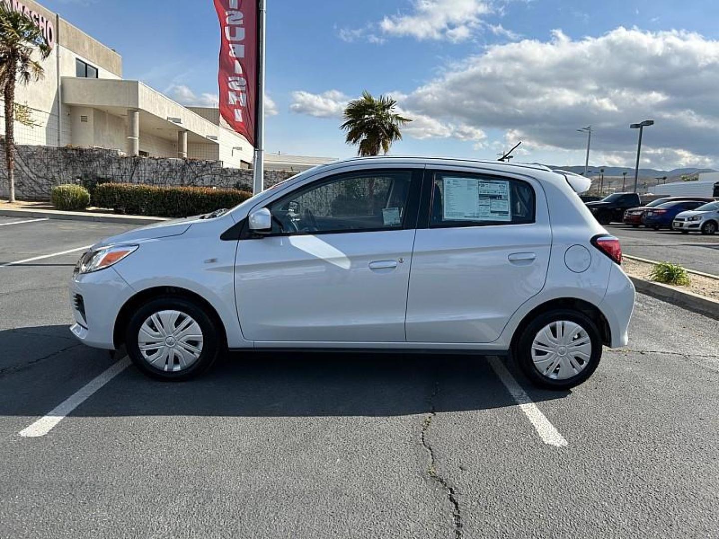 2024 BLUE Mitsubishi Mirage (ML32AUHJ8RH) with an 3-Cyl 1.2 Liter engine, Automatic CVT transmission, located at 412 Auto Vista Drive, Palmdale, 93551, (661) 945-0620, 34.592636, -118.136681 - Photo#12