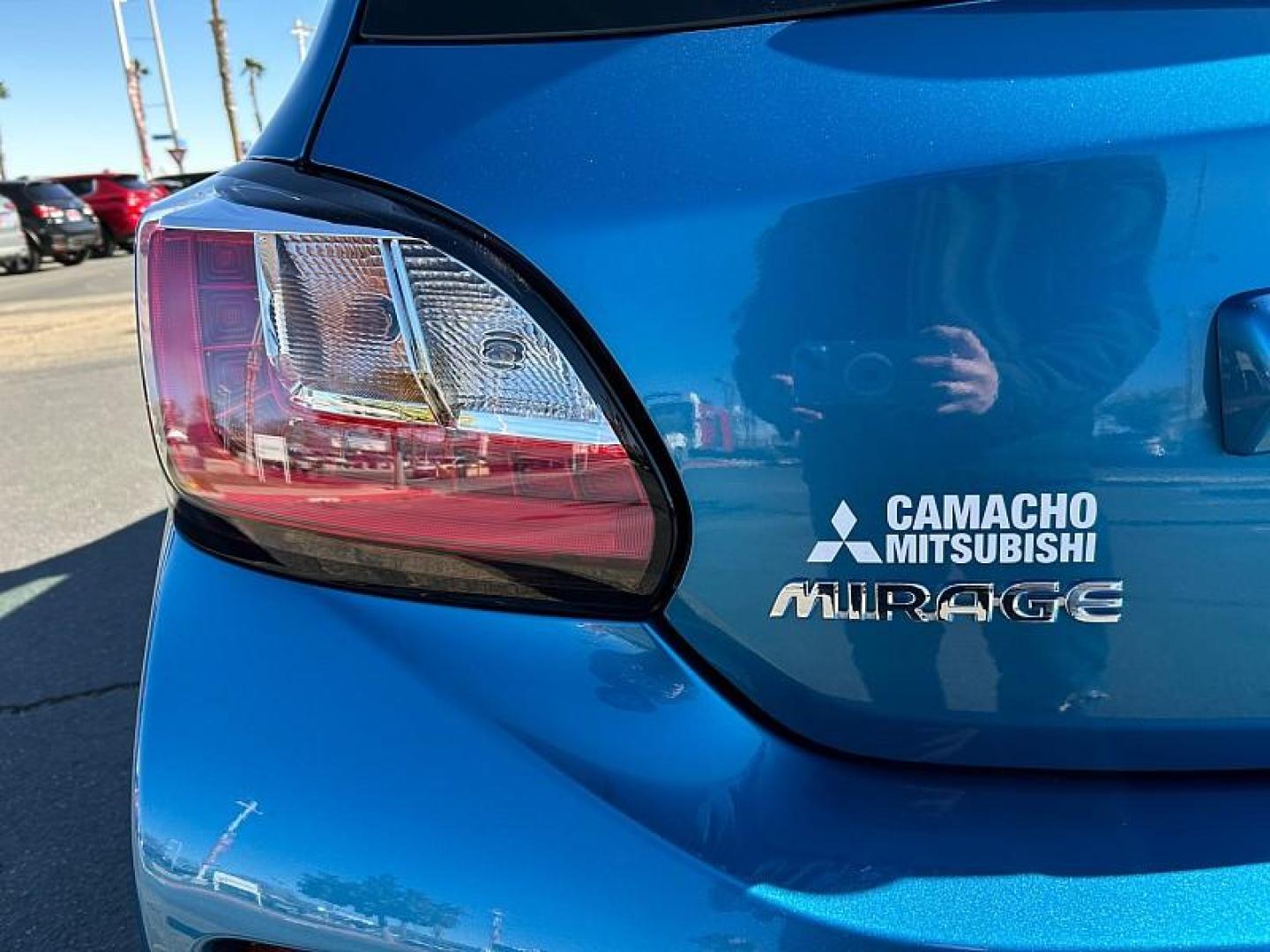 2024 BLUE Mitsubishi Mirage (ML32AUHJ8RH) with an 3-Cyl 1.2 Liter engine, Automatic CVT transmission, located at 412 Auto Vista Drive, Palmdale, 93551, (661) 945-0620, 34.592636, -118.136681 - Photo#24