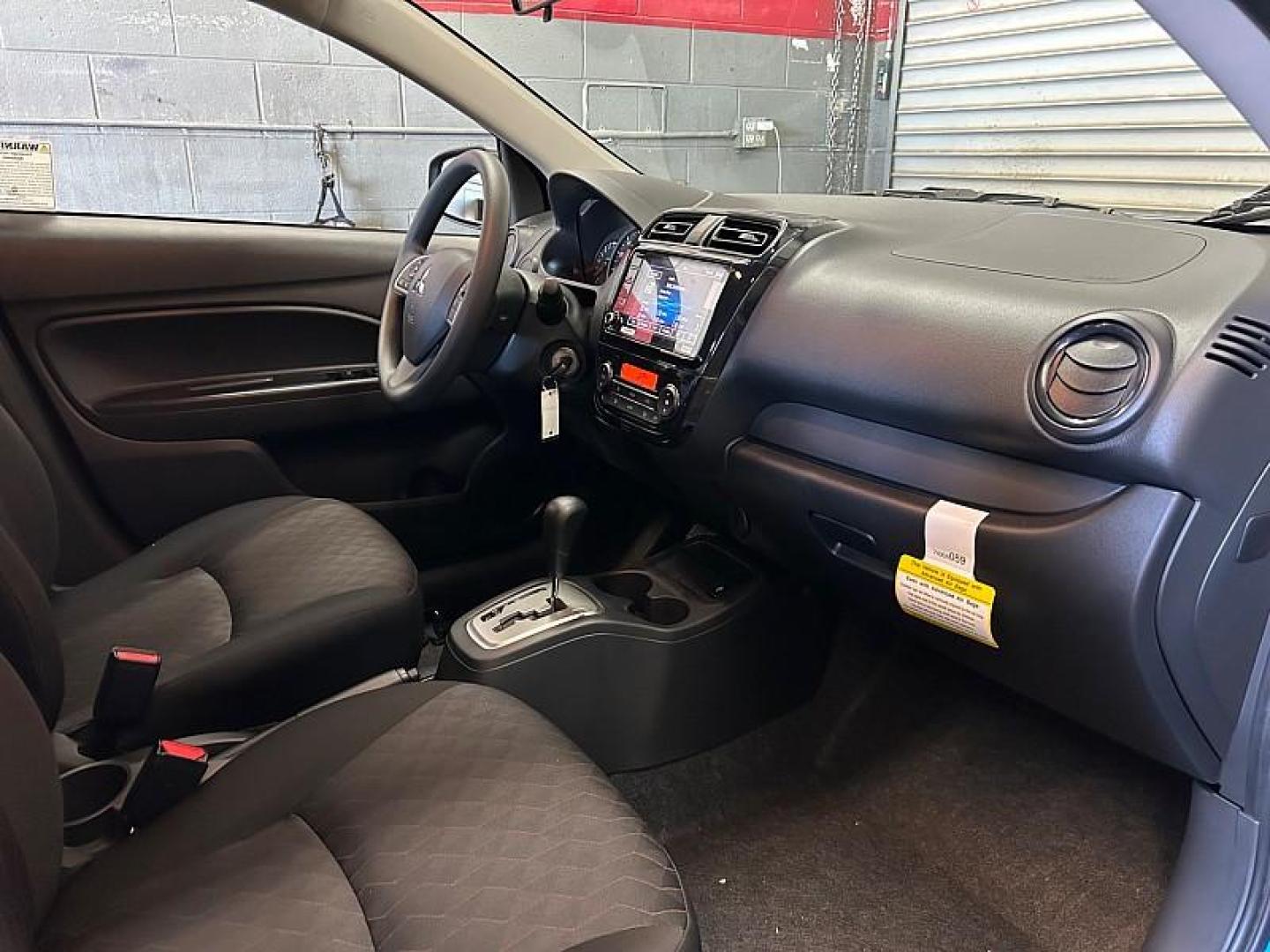 2024 BLUE Mitsubishi Mirage (ML32AUHJ8RH) with an 3-Cyl 1.2 Liter engine, Automatic CVT transmission, located at 412 Auto Vista Drive, Palmdale, 93551, (661) 945-0620, 34.592636, -118.136681 - Photo#42