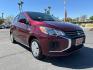 2024 RED Mitsubishi Mirage (ML32AUHJ9RH) with an 3-Cyl 1.2 Liter engine, Automatic CVT transmission, located at 412 Auto Vista Drive, Palmdale, 93551, (661) 945-0620, 34.592636, -118.136681 - Photo#0