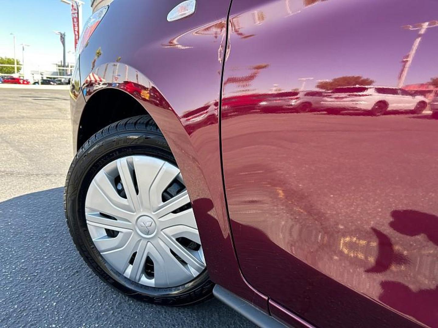 2024 RED Mitsubishi Mirage (ML32AUHJ9RH) with an 3-Cyl 1.2 Liter engine, Automatic CVT transmission, located at 412 Auto Vista Drive, Palmdale, 93551, (661) 945-0620, 34.592636, -118.136681 - Photo#10