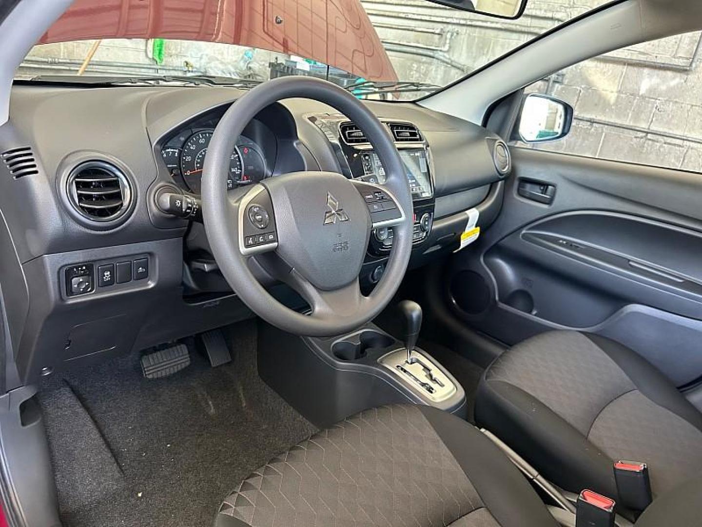 2024 RED Mitsubishi Mirage (ML32AUHJ9RH) with an 3-Cyl 1.2 Liter engine, Automatic CVT transmission, located at 412 Auto Vista Drive, Palmdale, 93551, (661) 945-0620, 34.592636, -118.136681 - Photo#17