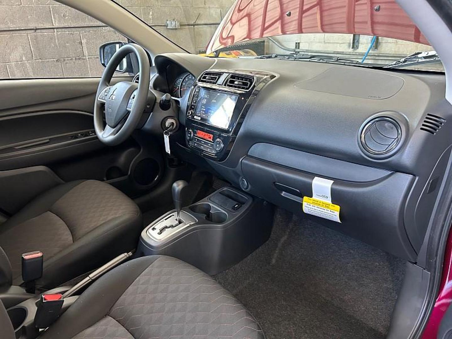 2024 RED Mitsubishi Mirage (ML32AUHJ9RH) with an 3-Cyl 1.2 Liter engine, Automatic CVT transmission, located at 412 Auto Vista Drive, Palmdale, 93551, (661) 945-0620, 34.592636, -118.136681 - Photo#23