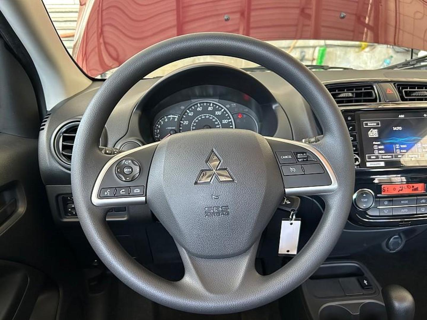 2024 RED Mitsubishi Mirage (ML32AUHJ9RH) with an 3-Cyl 1.2 Liter engine, Automatic CVT transmission, located at 412 Auto Vista Drive, Palmdale, 93551, (661) 945-0620, 34.592636, -118.136681 - Photo#24