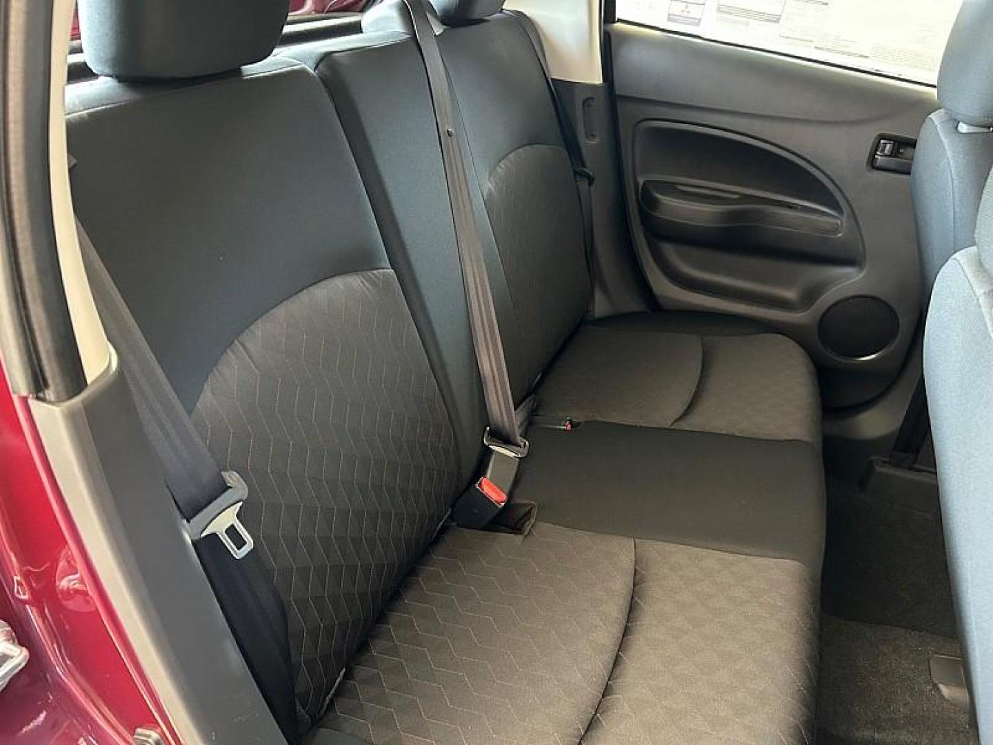 2024 RED Mitsubishi Mirage (ML32AUHJ9RH) with an 3-Cyl 1.2 Liter engine, Automatic CVT transmission, located at 412 Auto Vista Drive, Palmdale, 93551, (661) 945-0620, 34.592636, -118.136681 - Photo#28