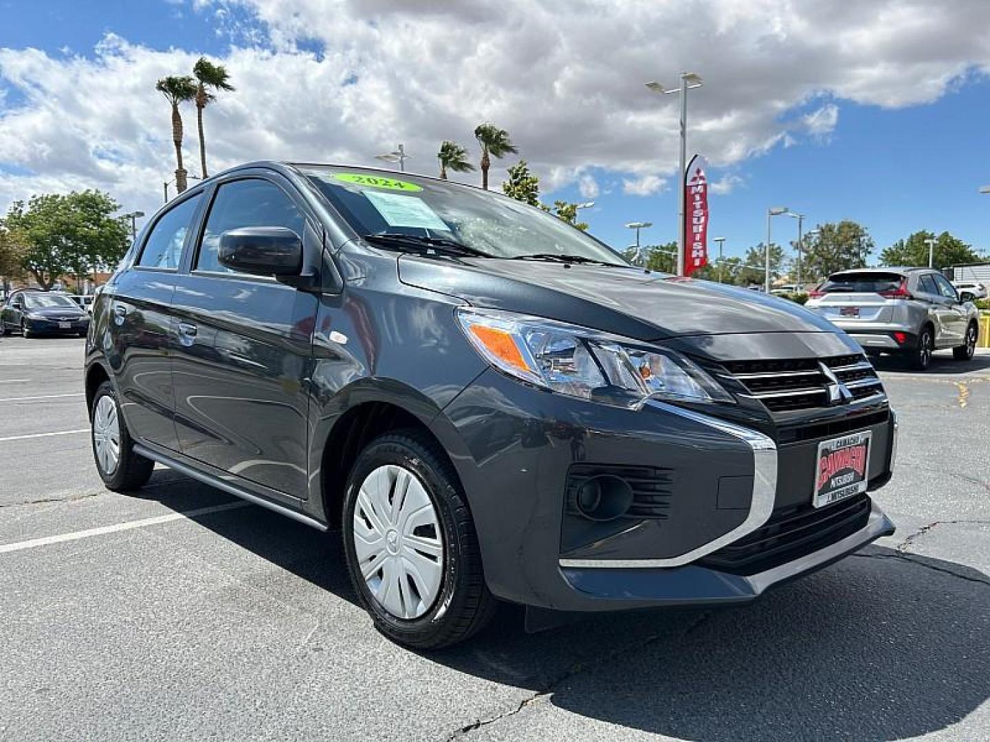 2024 Mitsubishi Mirage (ML32AUHJ6RH) with an 3-Cyl 1.2 Liter engine, Automatic CVT transmission, located at 412 Auto Vista Drive, Palmdale, 93551, (661) 945-0620, 34.592636, -118.136681 - Photo#1