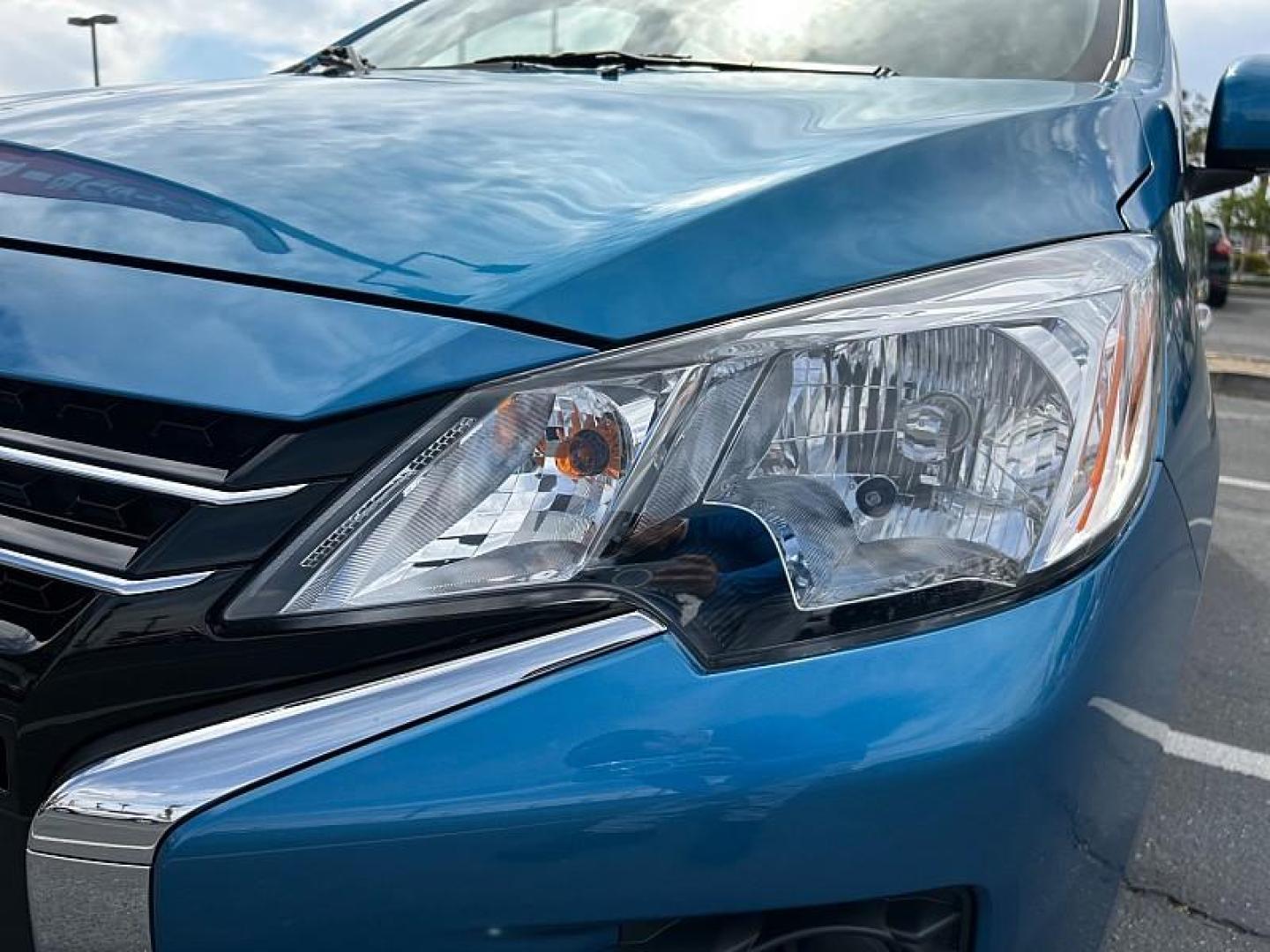 2024 BLUE Mitsubishi Mirage (ML32AUHJ3RH) with an 3-Cyl 1.2 Liter engine, Automatic CVT transmission, located at 412 Auto Vista Drive, Palmdale, 93551, (661) 945-0620, 34.592636, -118.136681 - Photo#4