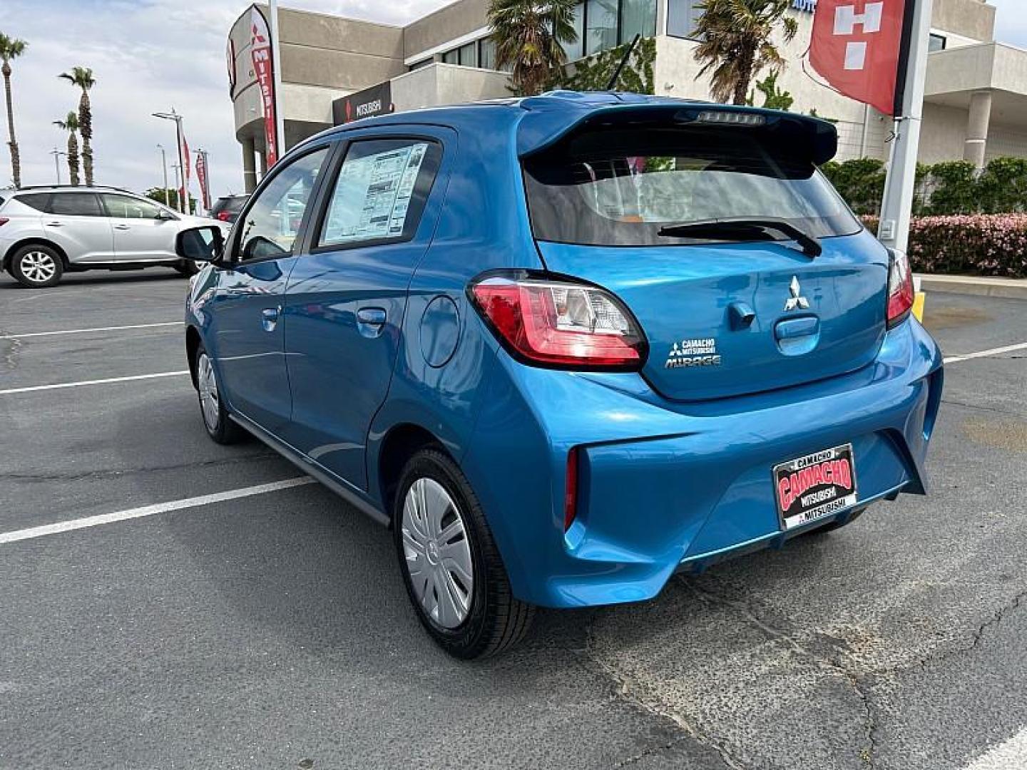 2024 BLUE Mitsubishi Mirage (ML32AUHJ3RH) with an 3-Cyl 1.2 Liter engine, Automatic CVT transmission, located at 412 Auto Vista Drive, Palmdale, 93551, (661) 945-0620, 34.592636, -118.136681 - Photo#9