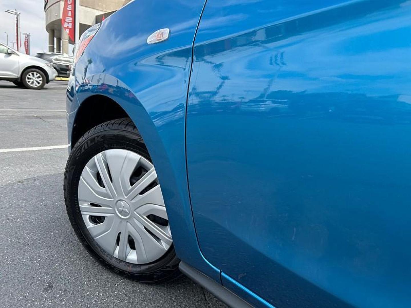 2024 BLUE Mitsubishi Mirage (ML32AUHJ3RH) with an 3-Cyl 1.2 Liter engine, Automatic CVT transmission, located at 412 Auto Vista Drive, Palmdale, 93551, (661) 945-0620, 34.592636, -118.136681 - Photo#10