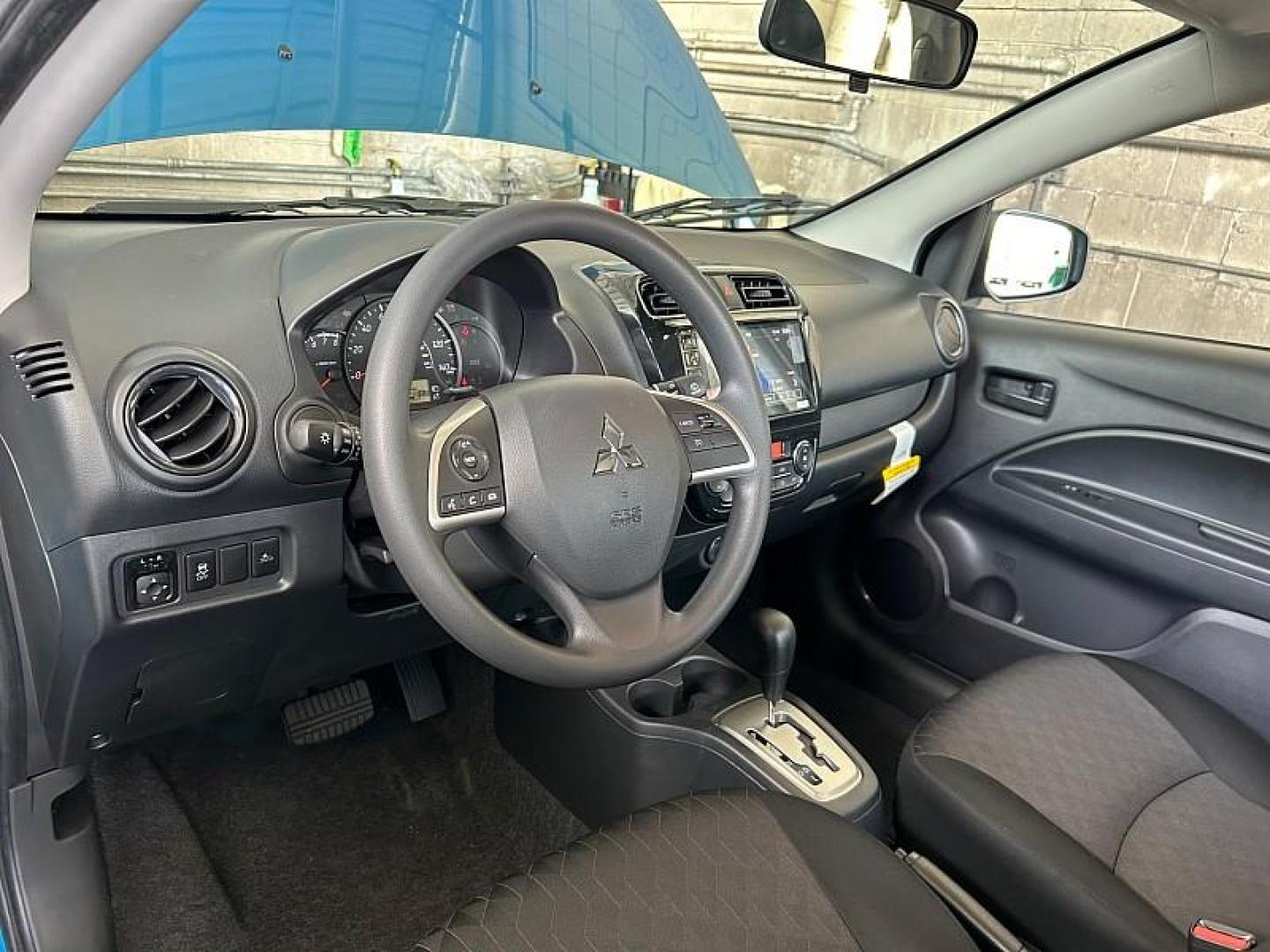 2024 BLUE Mitsubishi Mirage (ML32AUHJ3RH) with an 3-Cyl 1.2 Liter engine, Automatic CVT transmission, located at 412 Auto Vista Drive, Palmdale, 93551, (661) 945-0620, 34.592636, -118.136681 - Photo#17