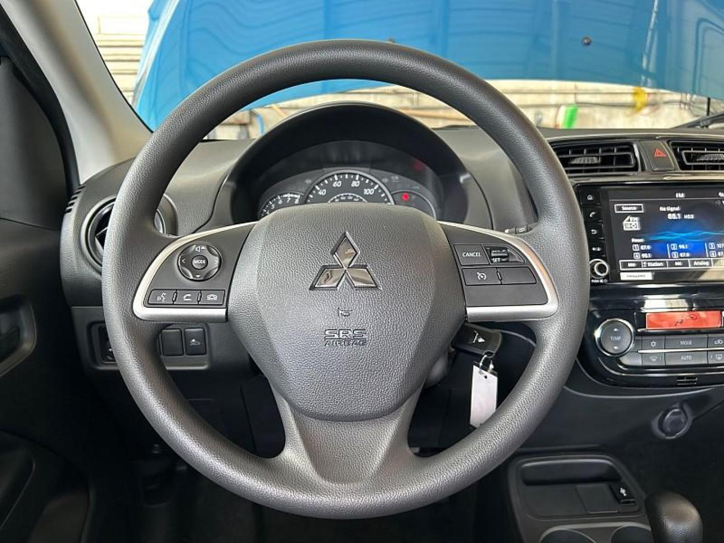 2024 BLUE Mitsubishi Mirage (ML32AUHJ3RH) with an 3-Cyl 1.2 Liter engine, Automatic CVT transmission, located at 412 Auto Vista Drive, Palmdale, 93551, (661) 945-0620, 34.592636, -118.136681 - Photo#19