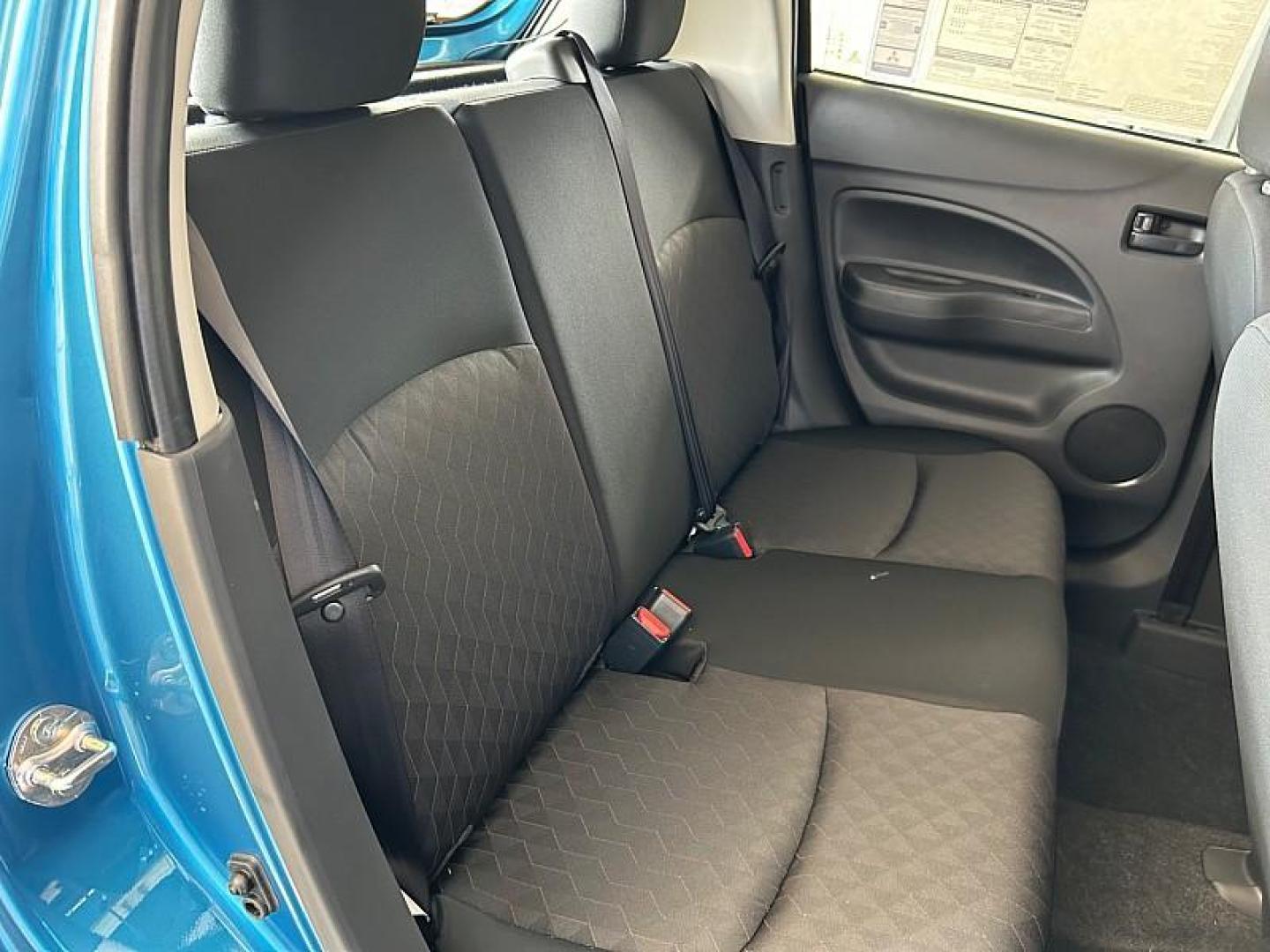 2024 BLUE Mitsubishi Mirage (ML32AUHJ3RH) with an 3-Cyl 1.2 Liter engine, Automatic CVT transmission, located at 412 Auto Vista Drive, Palmdale, 93551, (661) 945-0620, 34.592636, -118.136681 - Photo#26