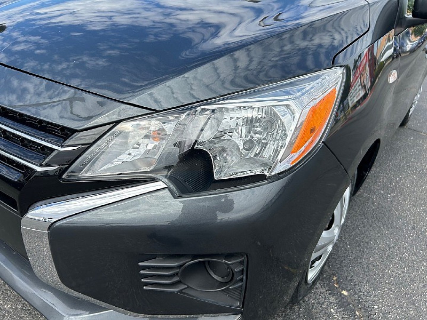 2024 Gray Mitsubishi Mirage (ML32AUHJ7RH) with an 3-Cyl 1.2 Liter engine, Automatic CVT transmission, located at 412 Auto Vista Drive, Palmdale, 93551, (661) 945-0620, 34.592636, -118.136681- Photo#11