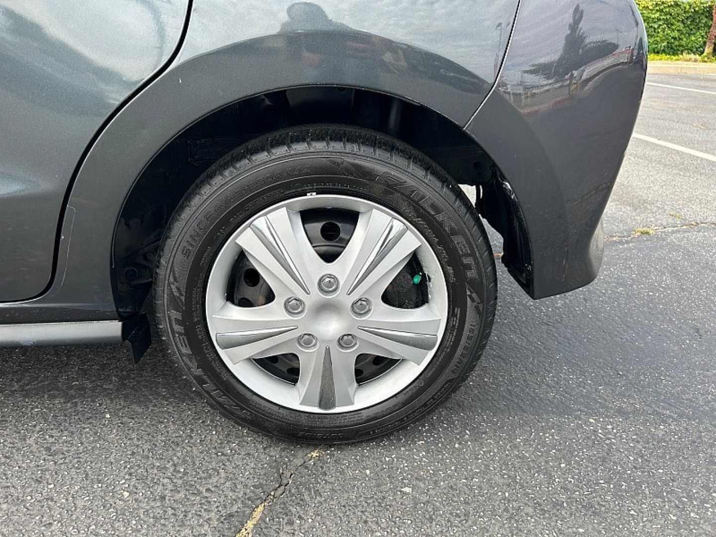 2024 Gray Mitsubishi Mirage (ML32AUHJ7RH) with an 3-Cyl 1.2 Liter engine, Automatic CVT transmission, located at 412 Auto Vista Drive, Palmdale, 93551, (661) 945-0620, 34.592636, -118.136681- Photo#13
