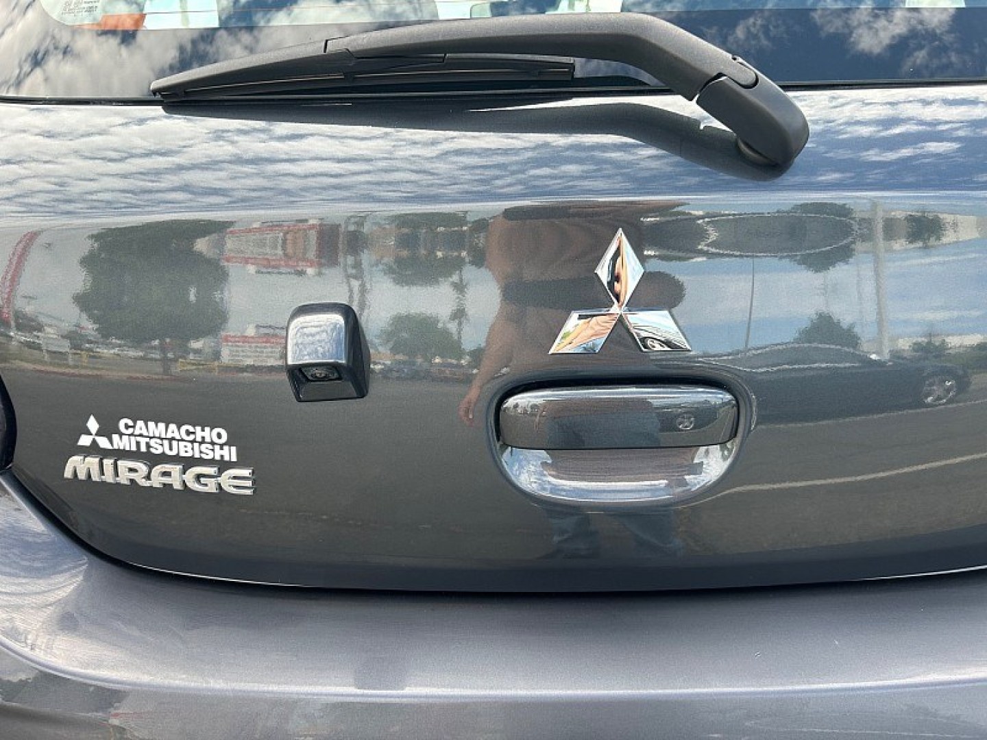 2024 Gray Mitsubishi Mirage (ML32AUHJ7RH) with an 3-Cyl 1.2 Liter engine, Automatic CVT transmission, located at 412 Auto Vista Drive, Palmdale, 93551, (661) 945-0620, 34.592636, -118.136681- Photo#15