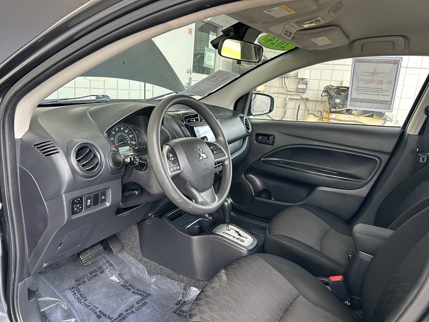 2024 Gray Mitsubishi Mirage (ML32AUHJ7RH) with an 3-Cyl 1.2 Liter engine, Automatic CVT transmission, located at 412 Auto Vista Drive, Palmdale, 93551, (661) 945-0620, 34.592636, -118.136681- Photo#22