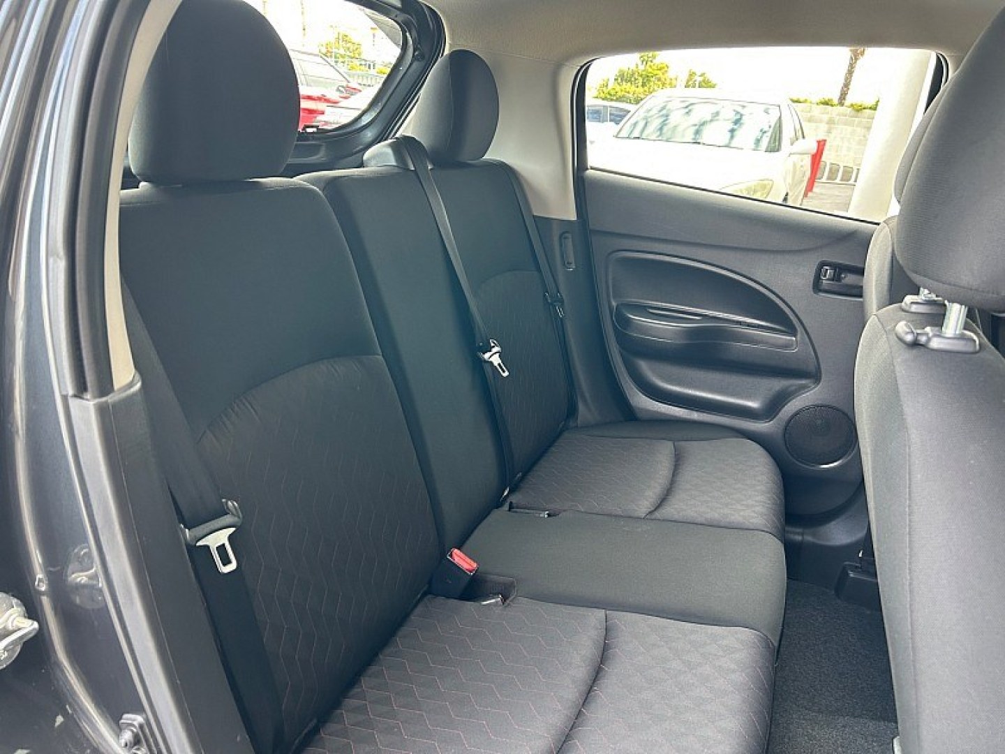 2024 Gray Mitsubishi Mirage (ML32AUHJ7RH) with an 3-Cyl 1.2 Liter engine, Automatic CVT transmission, located at 412 Auto Vista Drive, Palmdale, 93551, (661) 945-0620, 34.592636, -118.136681- Photo#24