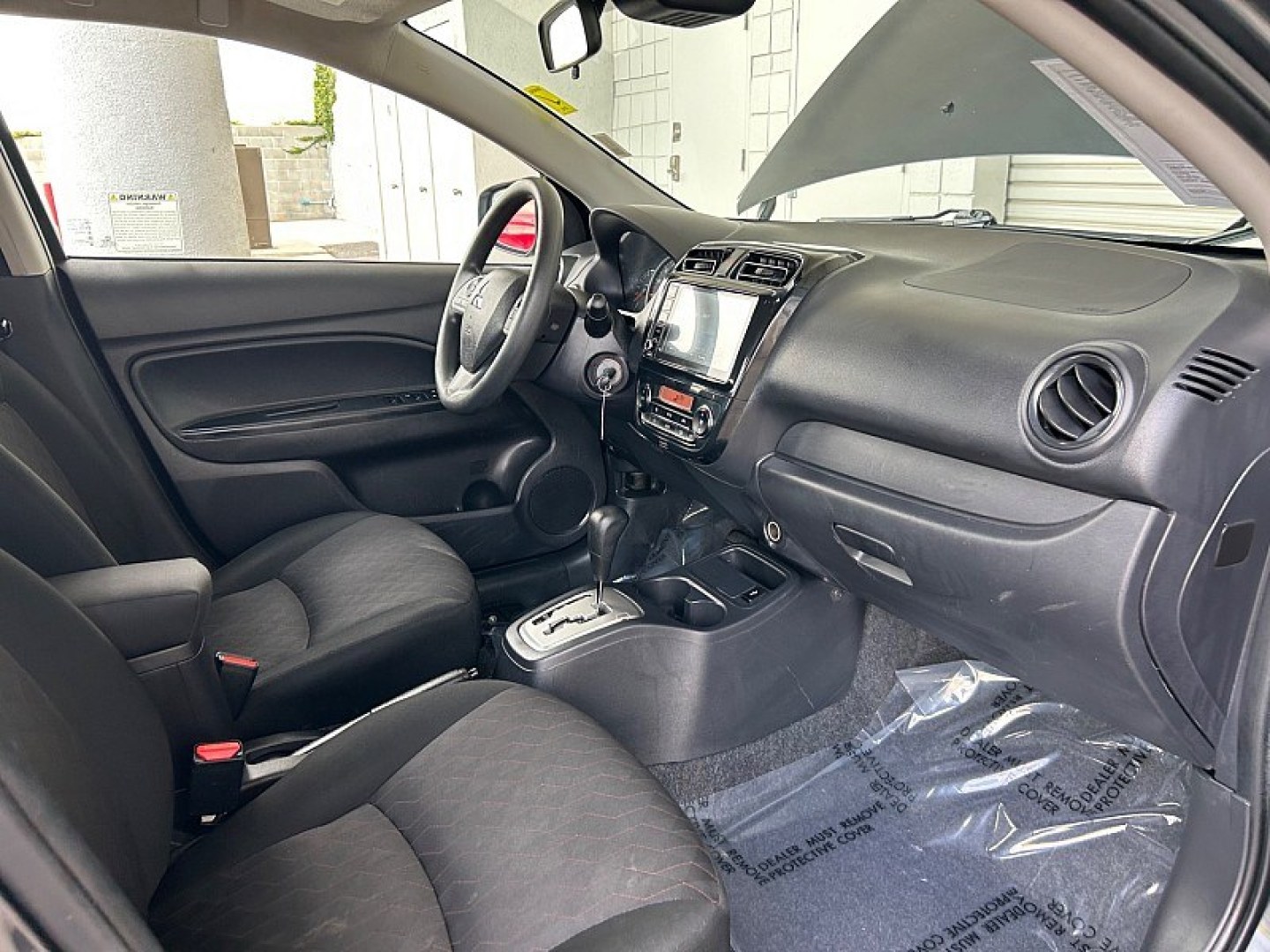 2024 Gray Mitsubishi Mirage (ML32AUHJ7RH) with an 3-Cyl 1.2 Liter engine, Automatic CVT transmission, located at 412 Auto Vista Drive, Palmdale, 93551, (661) 945-0620, 34.592636, -118.136681- Photo#25